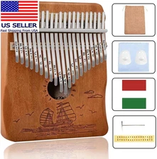 Finger Piano Kalimba 21 Keys, Calimba, Kalimba 21 Key with Tuning Hammer and Ins