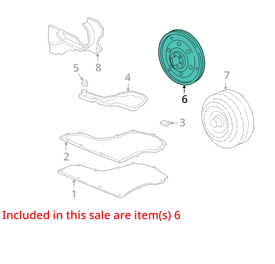 Chevrolet Monte Carlo 1995-2007 transmisión volante placa flexible A4 MPK Foto 3 de 4