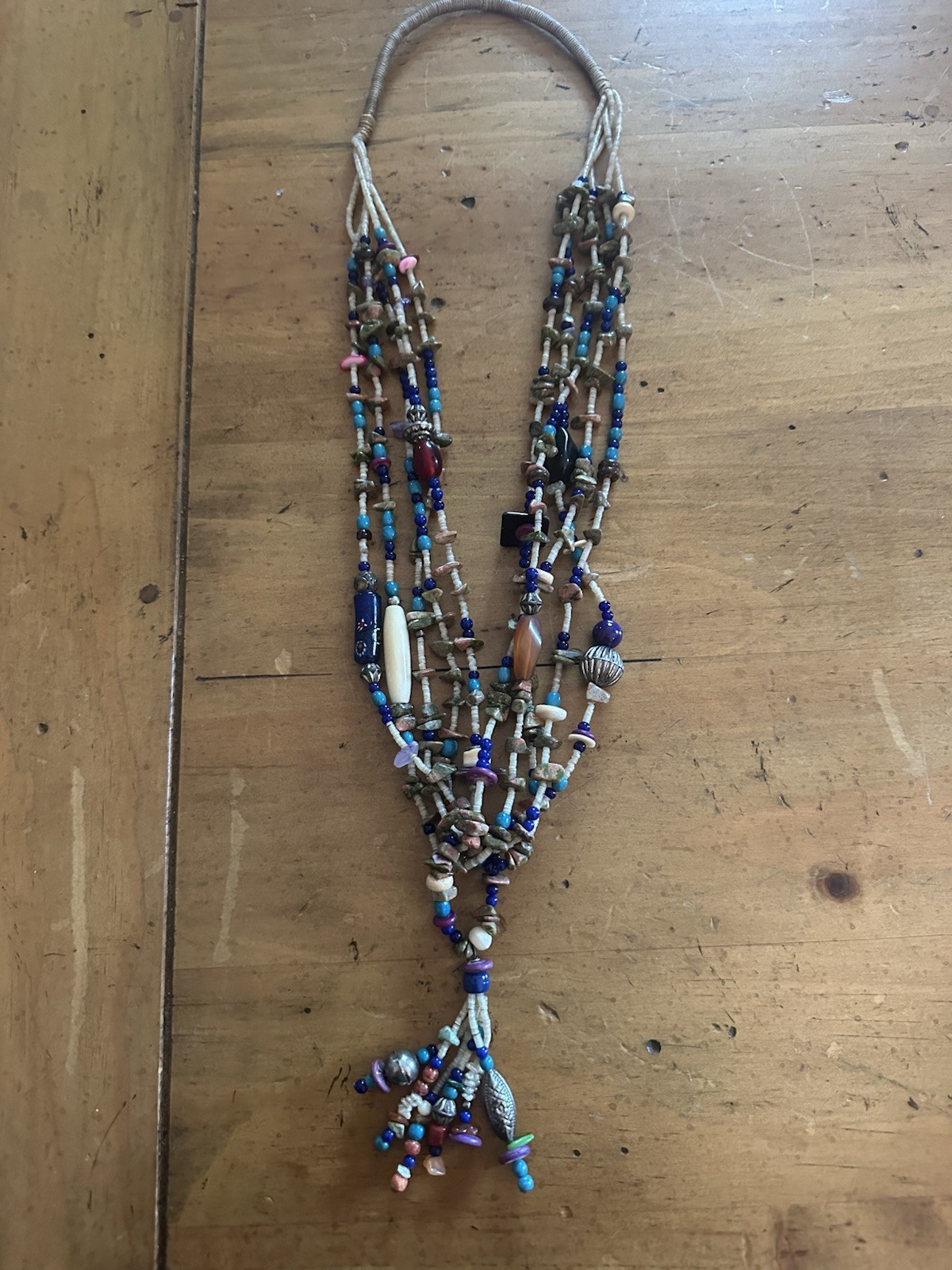Native American Handmade Multi-Strand Multi-Stone… - image 5