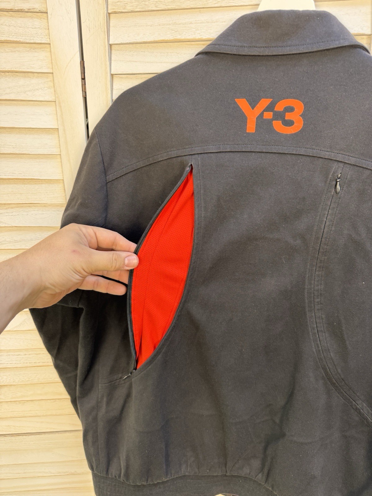 Y-3 Yohji Yamamoto Jacket – Black / Red (Adidas Sample) image 10