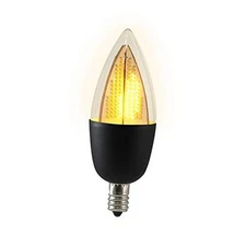 Flickering Flame Bulb, ECA9.5-220fcb, Decorative CA9.5 1 1800k Warm White