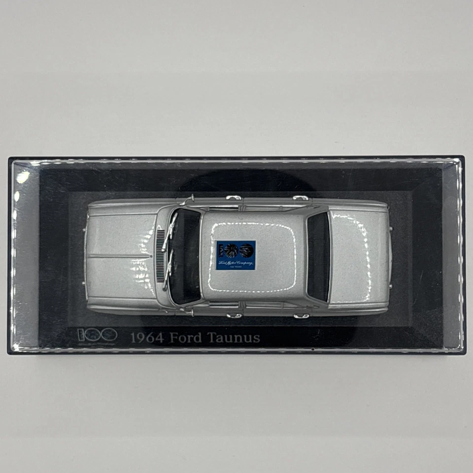Minichamps Paul’s Model Art 1964 Ford Taunus Silver 100th Anniversary 1:43 Scale - Image 4 of 4