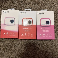 23 Polaroid iD757 Digital Camera Action Adventure set of 3