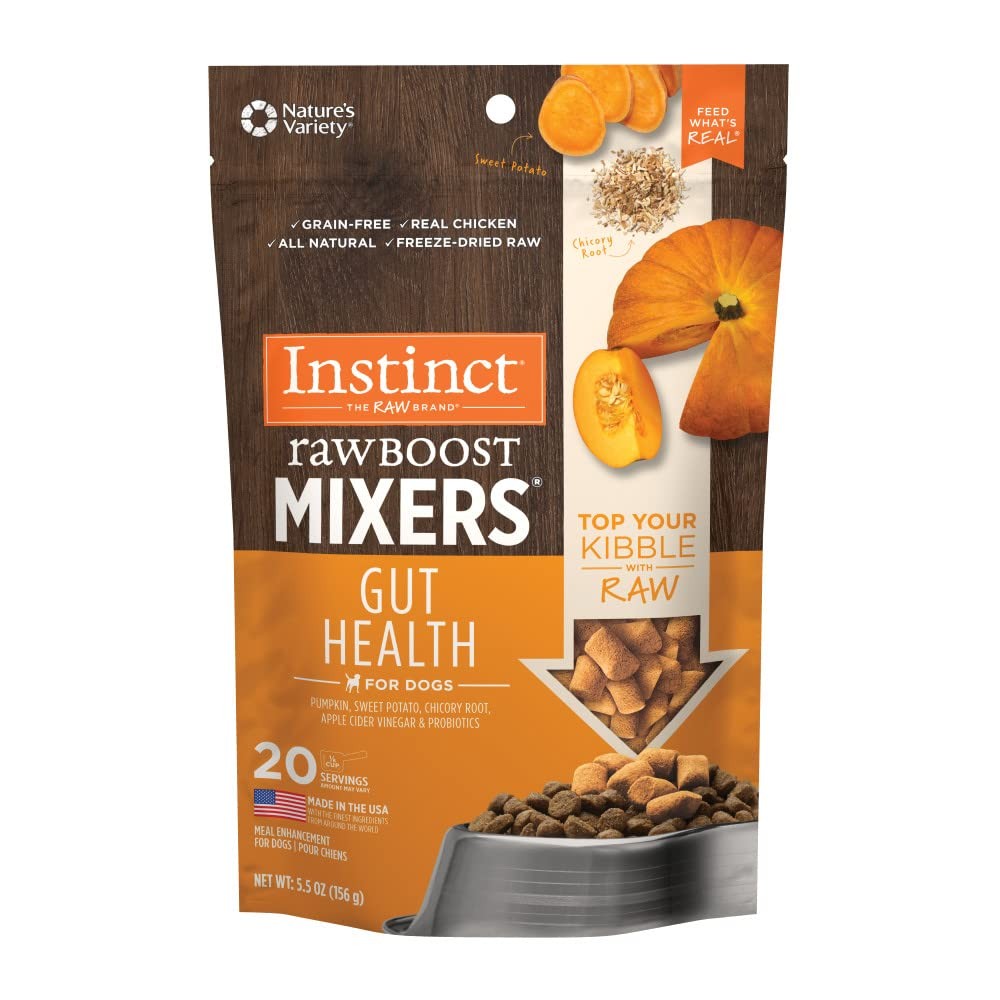 Instinct Raw Boost Mixers Gut Health 5.5 Ounce (Pack of 1), 