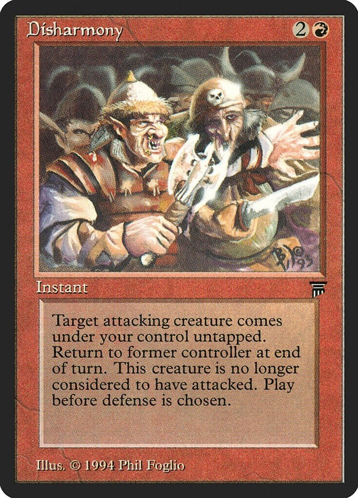 Disharmony #142 (LP) Legends (LEG) MTG