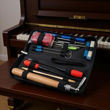16 Pieces Piano Tuning Tools Set Portable Container Piano Tuning Wrench Set