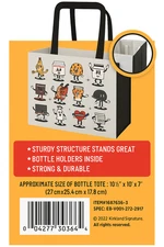 4 Costco Reusable Shopping Bags Set | Heavy Duty Grocery Tote Bags