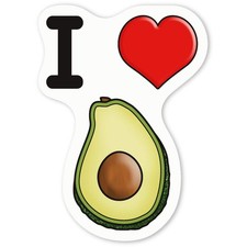 Aufkleber Sticker "I Love Avocado" (DW032448)