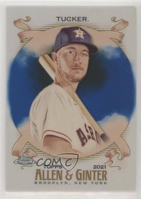 2021 Topps Allen & Ginter Chrome Blue Refractor 106/150 Kyle Tucker #223 4z8