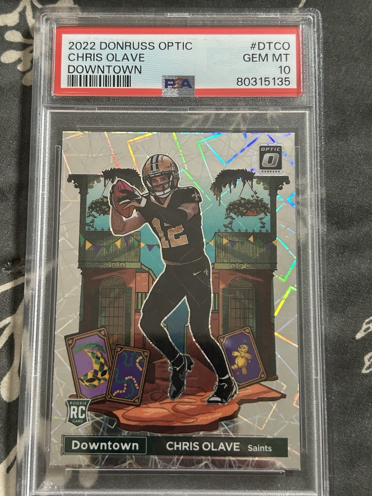 2022 PANINI DONRUSS OPTIC DOWNTOWN DTCO CHRIS OLAVE