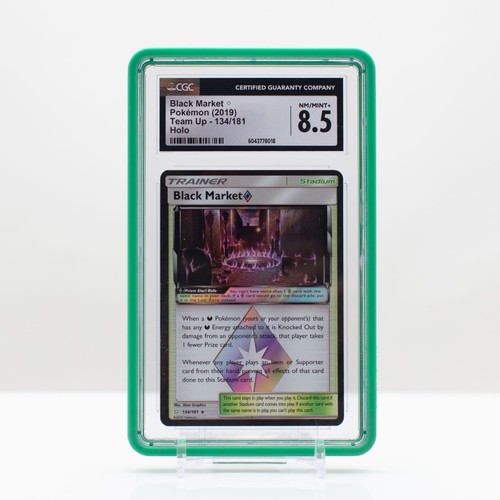 Pokemon Black Market Prism Holo #134/181 Team Up 2019 - CGC 8.5