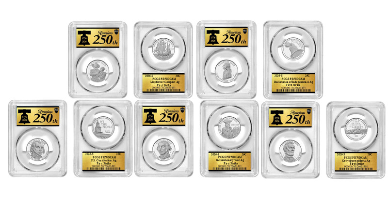 2026 S Silver Quarters Set 25C PCGS PR70DCAM FirstStrike #948