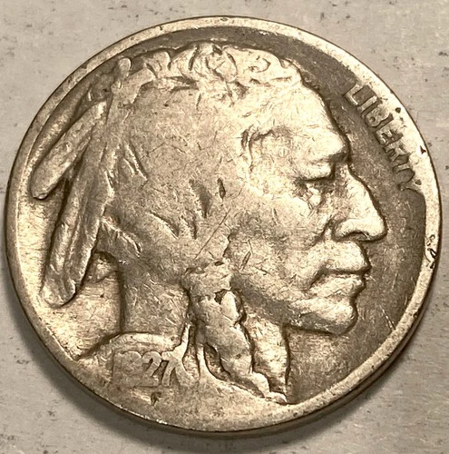 1927 P Buffalo Nickel FINE PLUS OR BETTER REALLY NICE FOR THE PRICE Take a Look