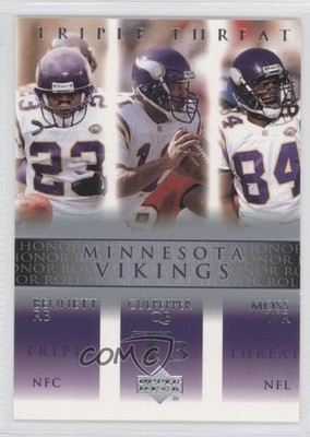 2002 Honor Roll Triple Threat Daunte Culpepper Randy Moss Michael Bennett 0b4