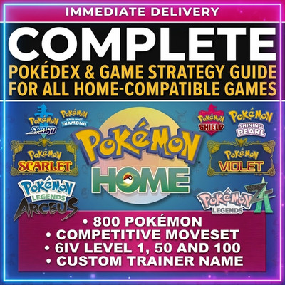 Pokemon Dex  Shiny Violet Scarlet  SWSD BDSP-ZA Gen 9  Pokemon Champions