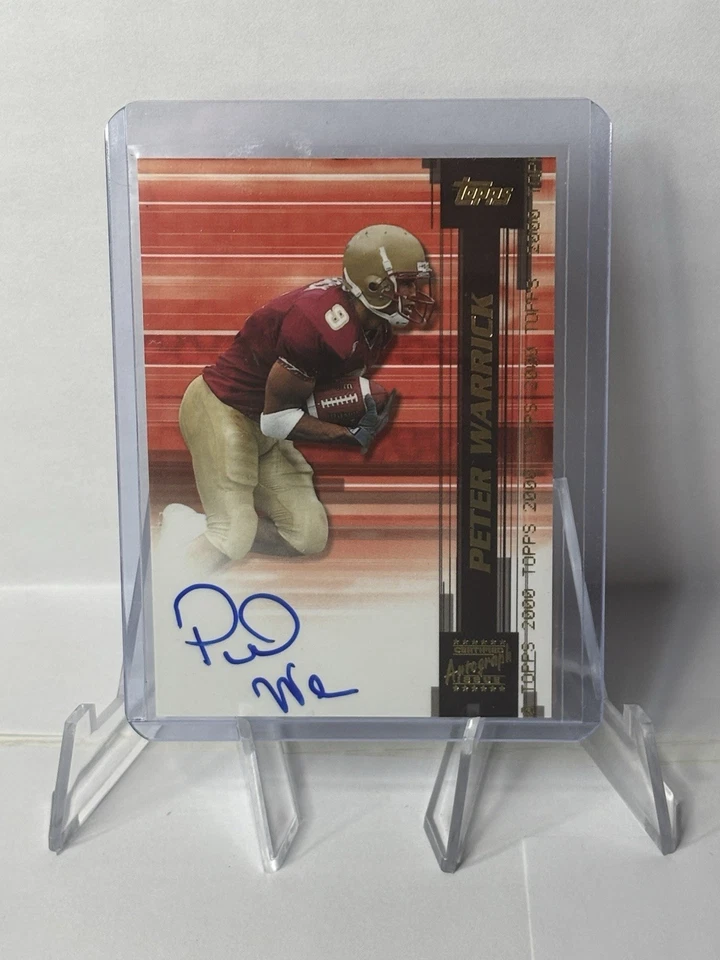 2000 Topps Certified Autograph Peter Warrick RC Rookie Florida State Legend Rare - Image 2 of 4