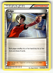 Judge 143/162 XY - BREAKthrough Uncommon Trainer Supporter