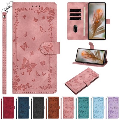 For Samsung S26 Ultra/S25/S24 Magnetic Wallet PU Leather Card Shockproof Case