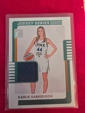2025 Panini Donruss WNBA - Jersey Series Karlie Samuelson #31 Blue Jersey