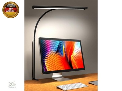 10 W Desk Lamp Dimmable - 160 LED Super Bright Clamp Light with USB Adapter | 3