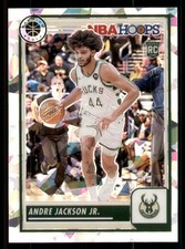 Andre Jackson Jr. 2023-24 Panini Premium Stock #67 Ice Prizm RC Milwaukee Bucks