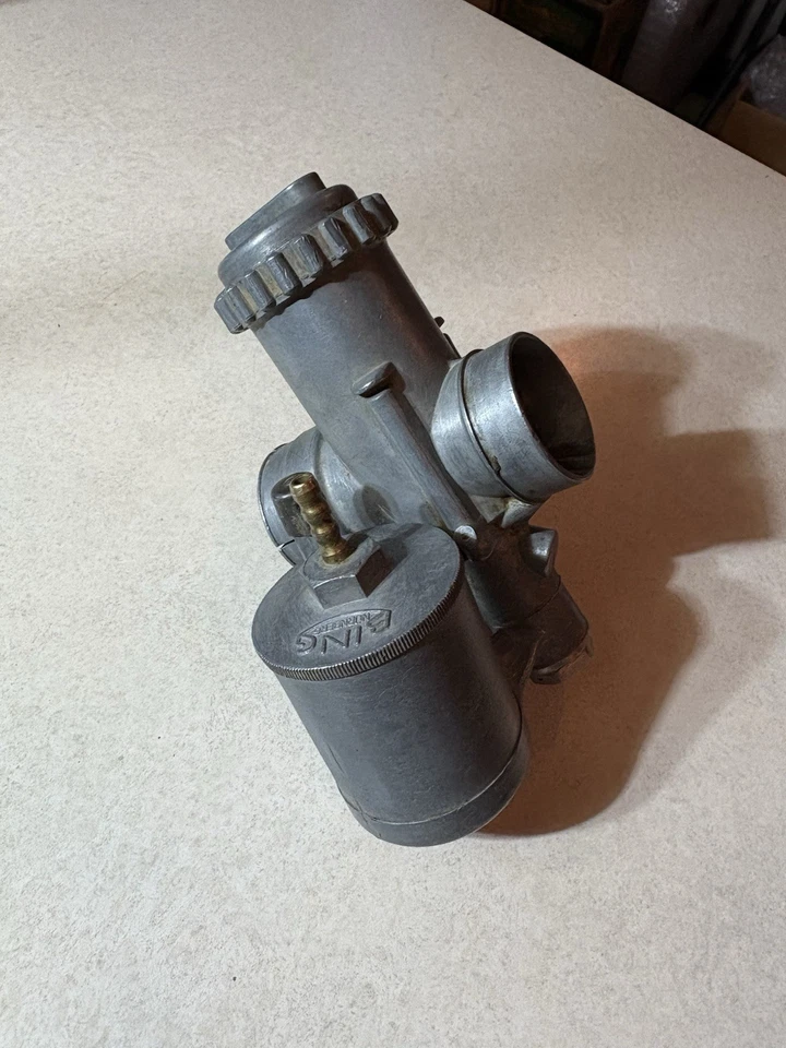 Maico 360 Gelandesport Carburetor Bing Type 124 1/30/2 Side Bowl Slide Carb EUC! - Image 2 of 4