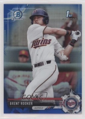 2017 Bowman Draft Chrome Blue Refractor 147/150 Brent Rooker #BDC-122 3pb