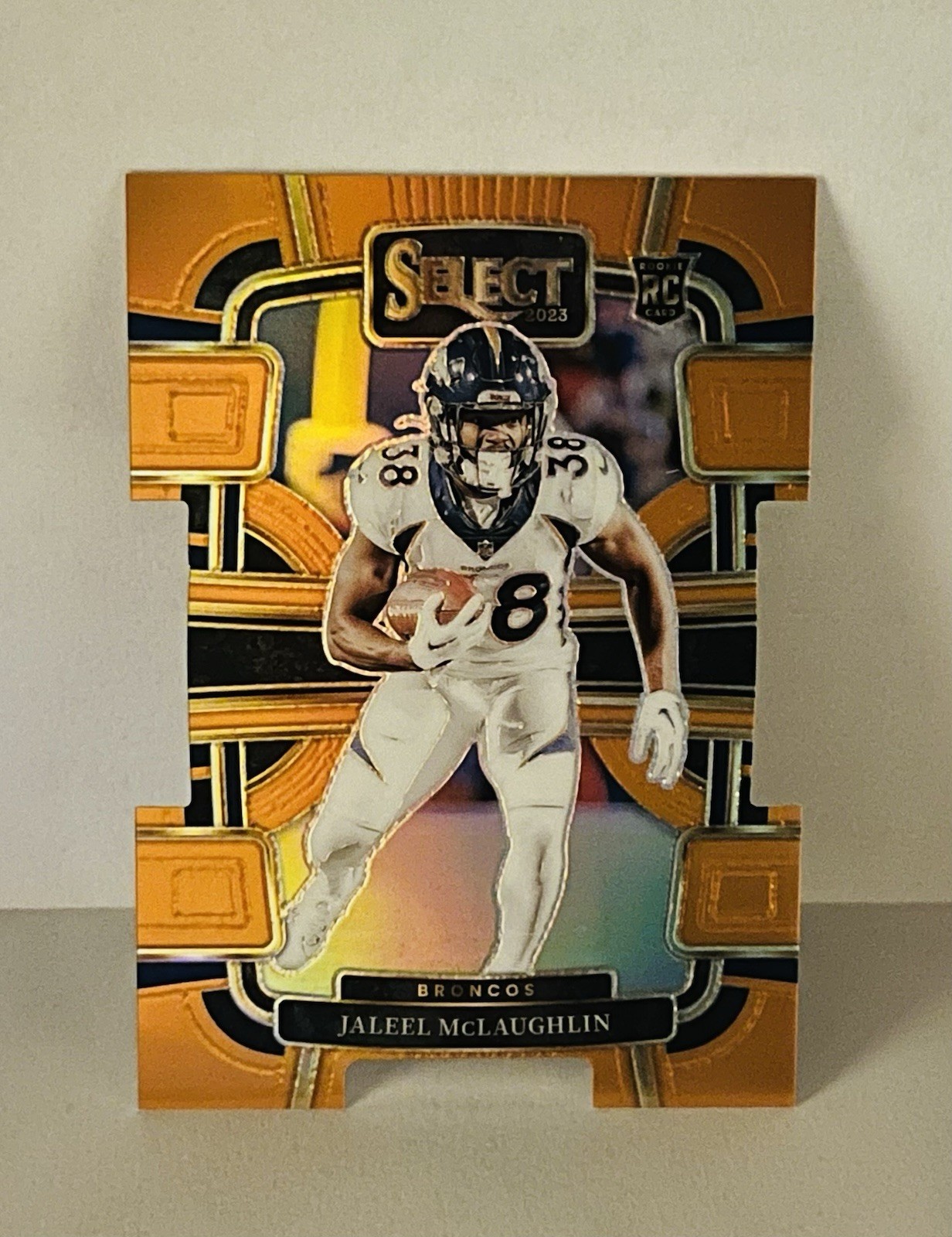 2023 Select Jaleel McLaughlin Orange Prizm #32 Die Cuts /499 Color Match