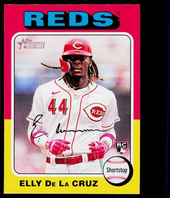 2024 Topps Heritage Elly De La Cruz Cincinnati Reds #473