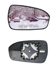 Passenger Right Side Heated Mirror Glass Compatible with Ford Fusion 2013-202...