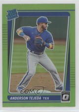 2021 Panini Donruss Optic Rated Rookie Lime Green Prizm Anderson Tejeda #84 uk2