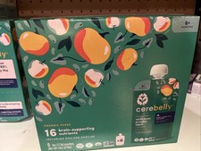 Organic Baby Food Pouches White Bean/pumpkin Pack of 6 Brain Supporting Snacks