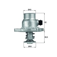 Thermostat, KüHlmittel Mahle Tm 11 105