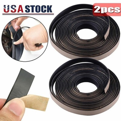 2X 16FT Waterproof Rubber Seal Weather Strip Trim for Car Front Rear Windshield