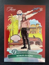 2024 Panini Three Count WWE Downtown Red #12 Roman Reigns