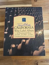 California Wine Label Album by Terry Robards Ring binding Wire Bound