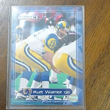 Skybox Impact 2000 Kurt Warner #1 St. Louis Rams NFL Football Trading Card