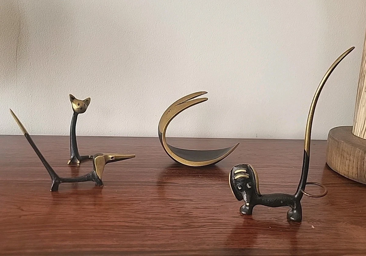 Sculpture chat en bronze massif – Design épuré – 15 cm - Antiquités Sculpture chat en bronze massif – Design épuré – 15 cm - Antiquités