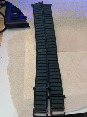 Genuine Apple Watch Band Alpine Loop- Large- 49MM- Green & Blue