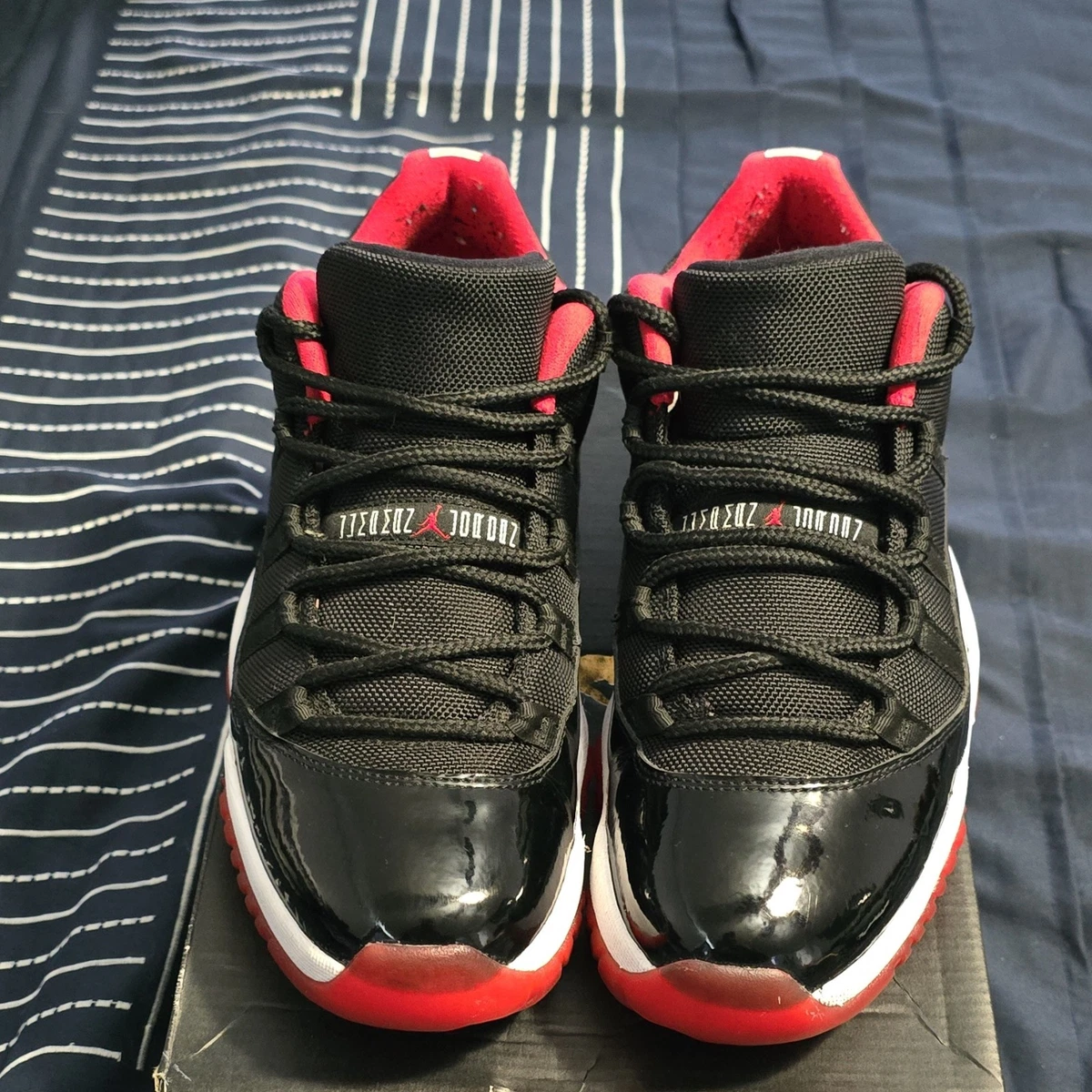 値下げ！！！Jordan 11 retro low ブラック/レッド Nike Air Jordan 11 Low Bred Black Red FV5104-006 Men's or GS Shoes