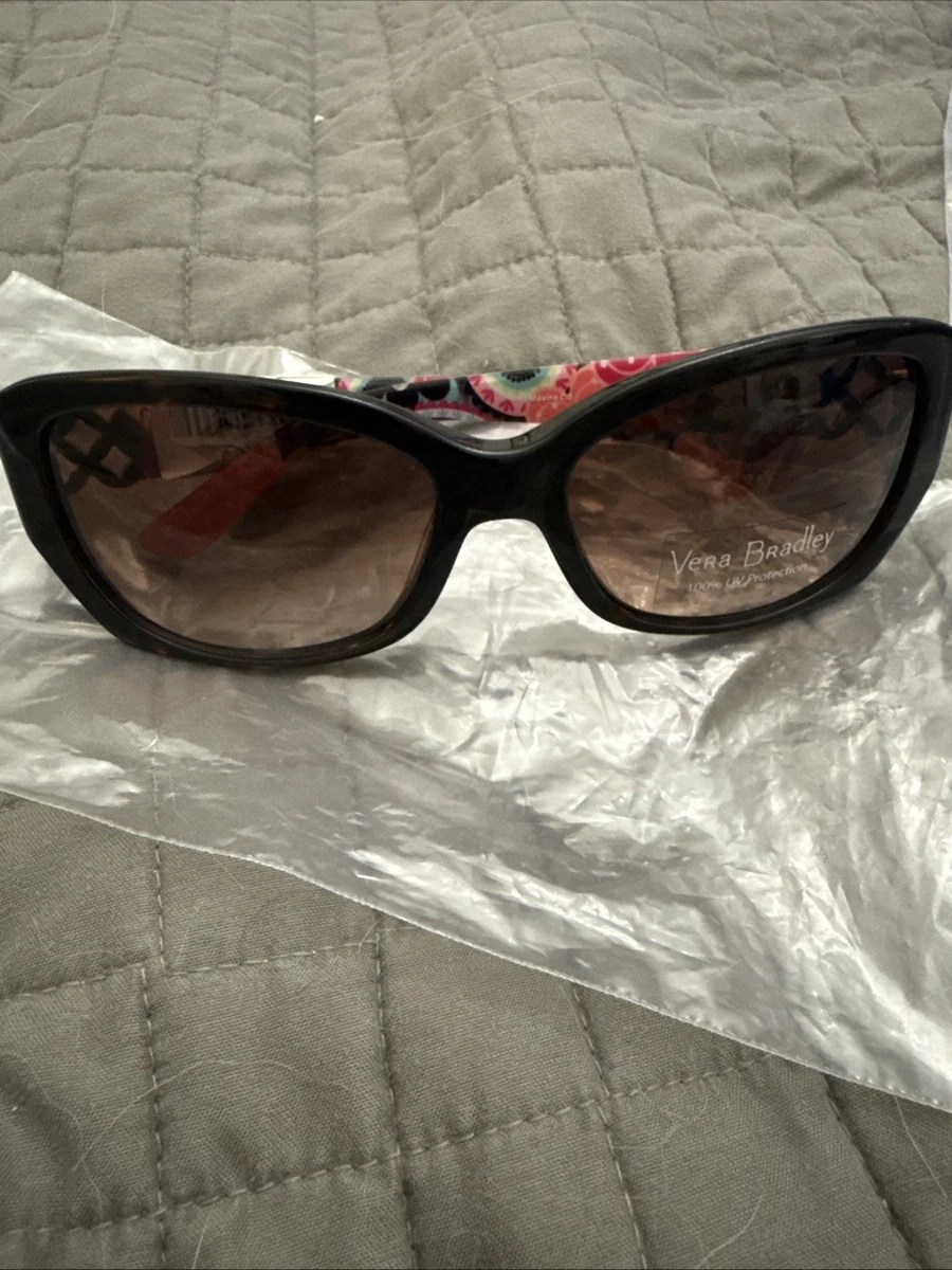 Vera Bradley Maxine Ziggy Zinnea Rectangular Sunglasses New Vera Bradley Maxine Ziggy Zinnia Sunglasses 55-16-130  main image 3