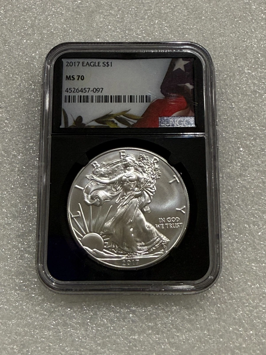 American Eagle MS 70 Graded 2017 Silver Bullion Coins for sale | eBay