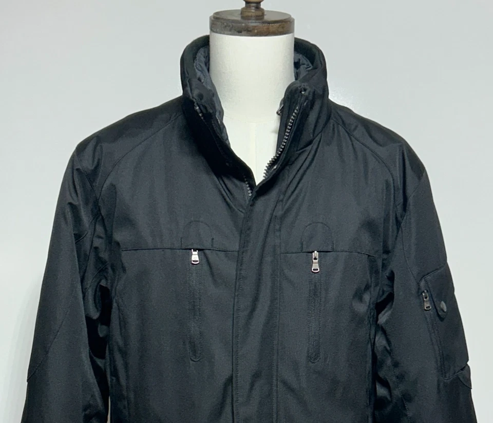 Calvin Klein 3 in 1 Jacket Coat Mens Large Black Water Resistance Quilted Liner - Image 2 of 4