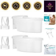 Silicone Valve Diaphragm Sets for P16 Wearable Breast Pumps - 2 Pack