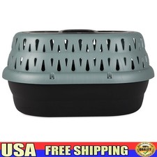 Top Load Cat Carrier Kennel Travel Easy Access Durable Plastic Small Pets New