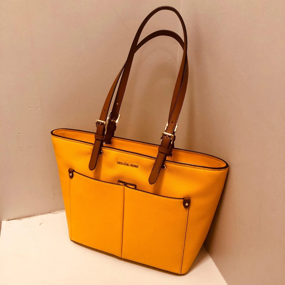 Michael kors jet 2024 set satchel yellow