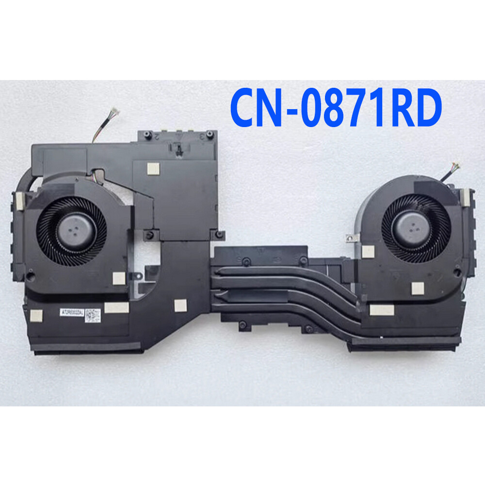 For DELL Alienware Area 51M R2 Laptop AMD CPU GPU Cooling Fan w ...
