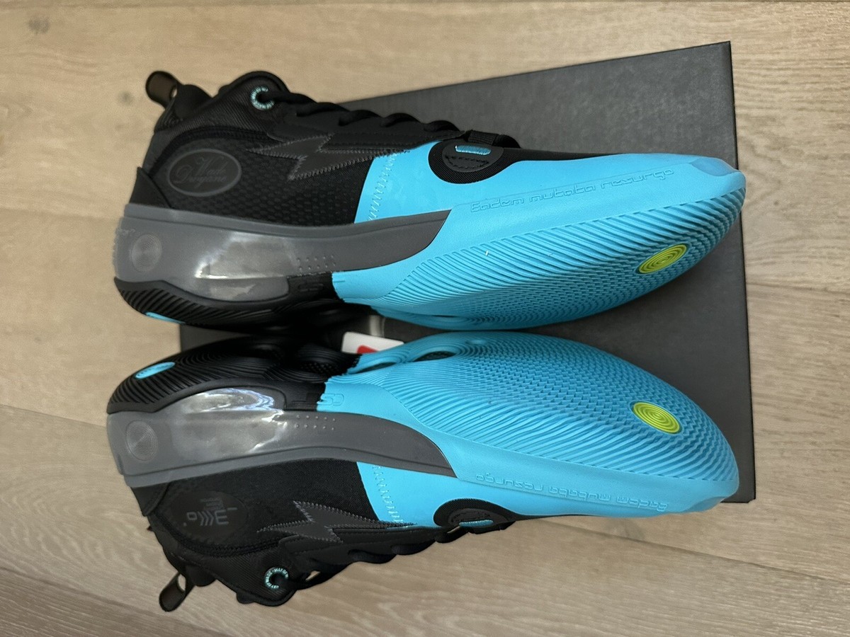 Li-Ning Way of Wade Wow 10 low Element Black Blue Flame size Men's