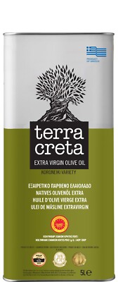 Terra Creta Extra Natives Olivenöl g.U Kreta 5 liter Kanister 