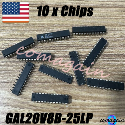 10* High Performance E2CMOS PLD Generic Array Logic Chip GAL20V8B-25LP DIP24